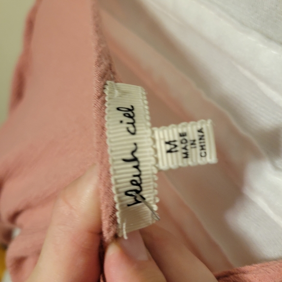 Pink Peasant Blouse - Picture 3 of 3